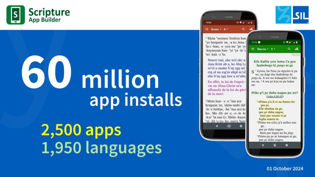 60 million app installs